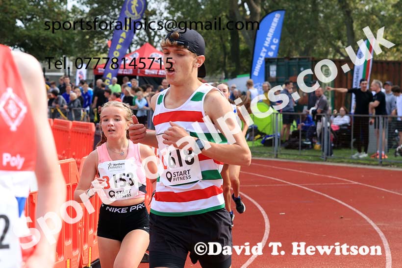 MMens Under-17s, 2024 Northern Mens 6 and Womens 4 and Youngsters Relays, Stanley Park, Blackpool.  Photo: David T. Hewitson/Sports for All Pics